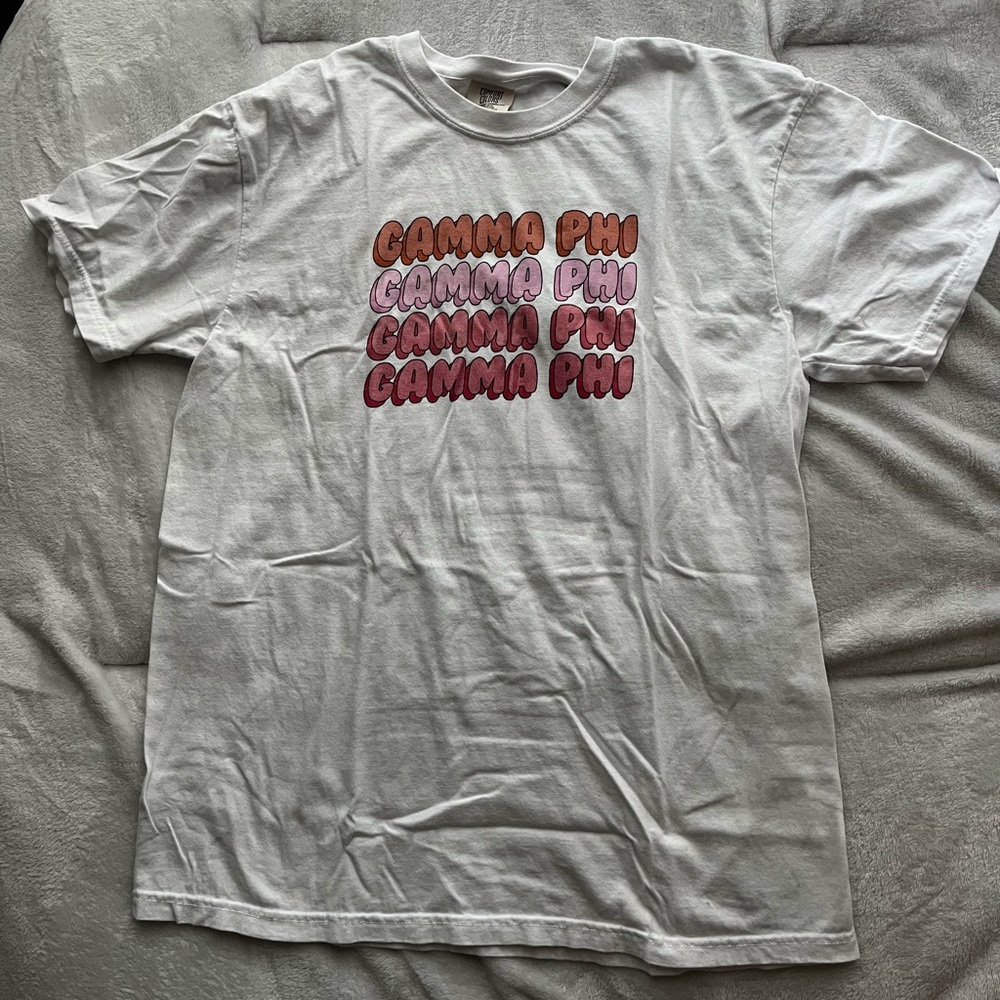 Gamma phi beta white tshirt